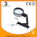 2.5-6X Double Lens Desktop Folding LED Illuminating Magnifier (BM-MG2065)
